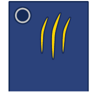 画像：背面の傷・ヘコミ